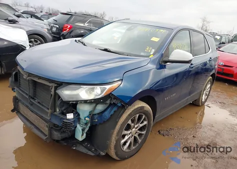 2019 Chevrolet Equinox Lt z USA, uszkodzony, nr VIN 2GNAXTEV0K6214753